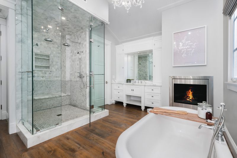 Luxurious Shower with Multiple Jets